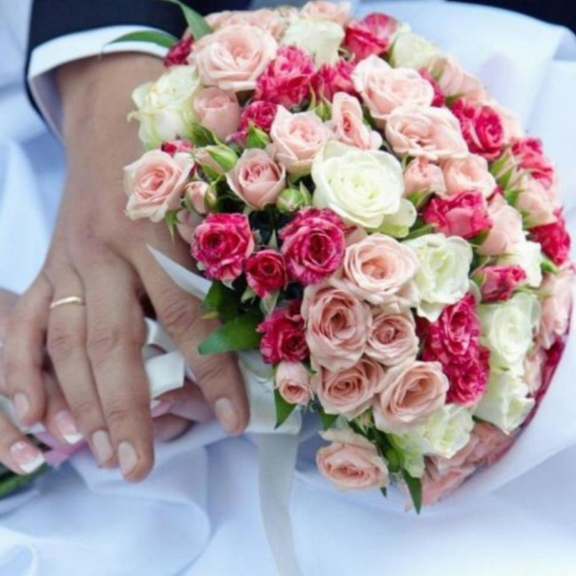 Букет цветов "Букет невесты №14"